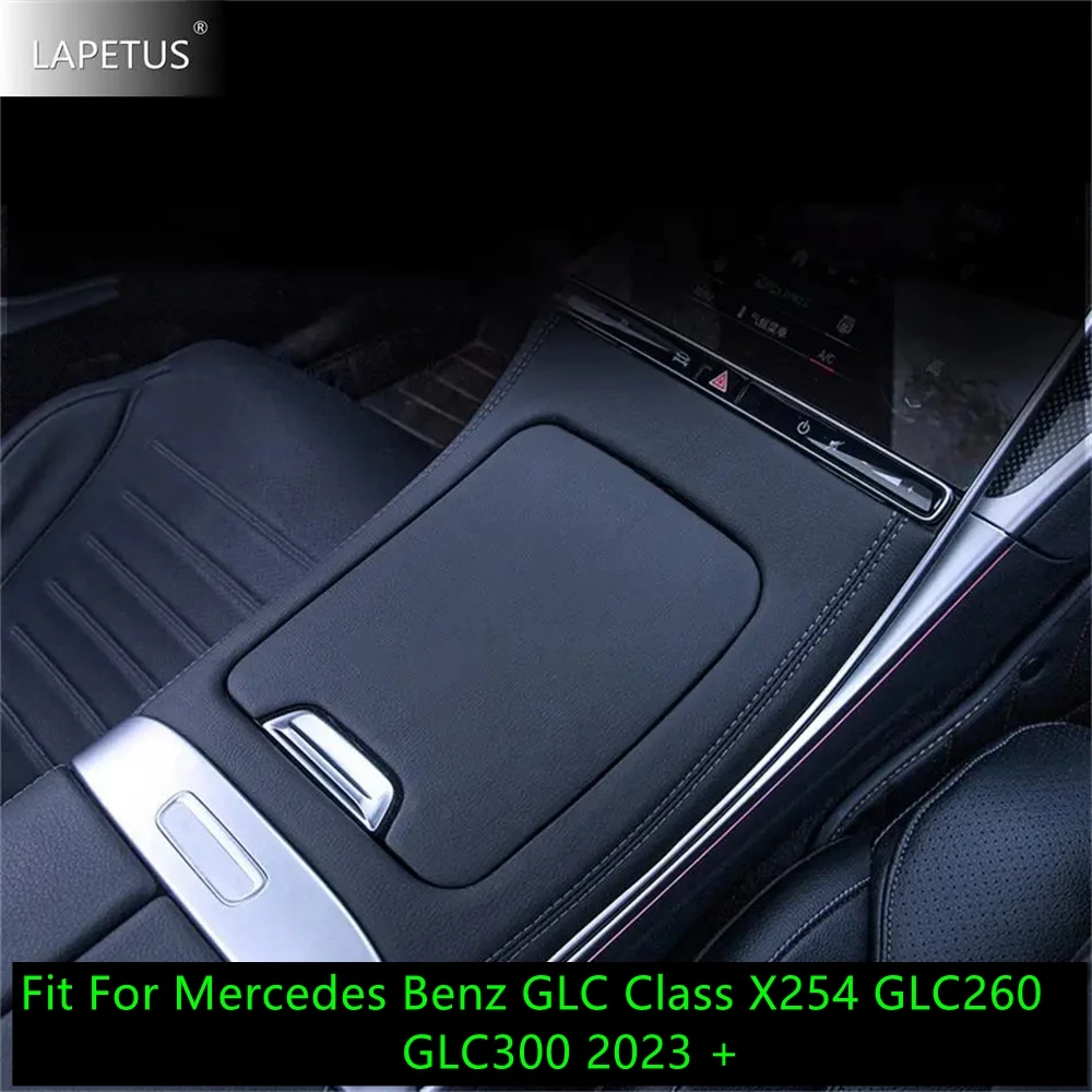 

PU Leather Center Control Armrest Storage Box Pad Mat Cover Accessories For Mercedes Benz GLC Class X254 GLC260 GLC300 2023 2024