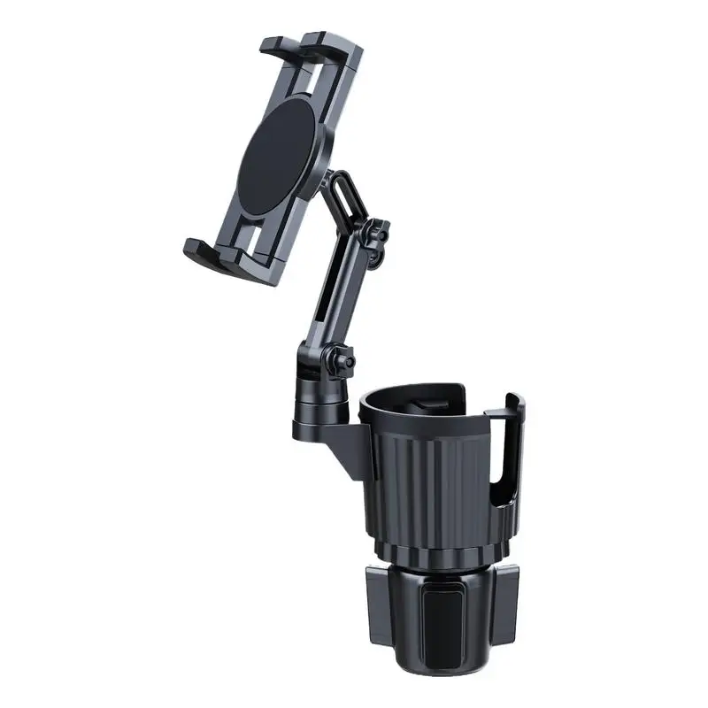 

Cell Phone Cup Holder Car Mount Car Cup Expander With Phone Holder 2-in-1 Multifunctional Drink Rack For Auto Vehicle Water