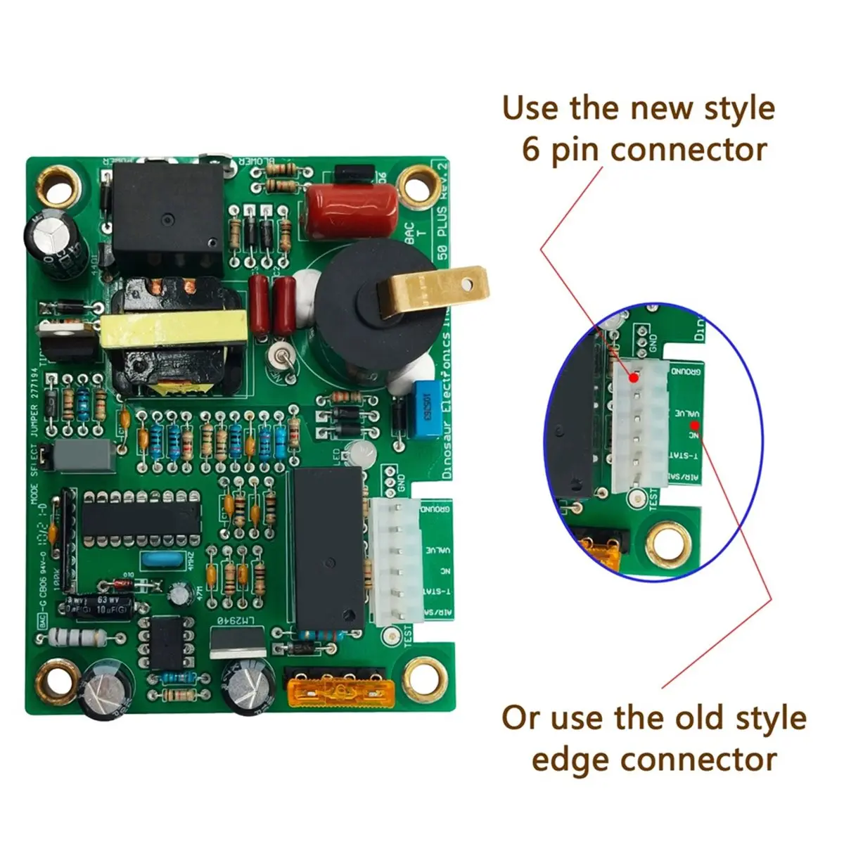 618 Mega Sale For Dinosaur Electronics Furnace FAN 50 PLUS PINS 12V DC Universal Ignitor Board with Fan Control — купить у AliExpress WW