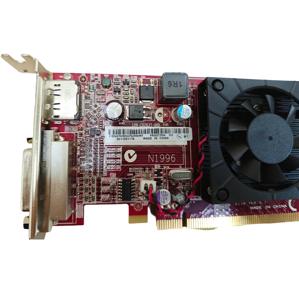 FRU03T7094 ATI Radeon HD 7350 512 MB GDDR3 64 بت بطاقة الرسومات دعم HDMI DVI VGA للكمبيوتر المكتبي