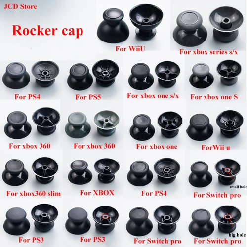 Imagen 2 del producto 10 Uds. Tapa de agarre de palanca de mando analógica para PS3 PS4 PR0 PS5 Xbox 360/One/Serie S X WII WiiU NGCController