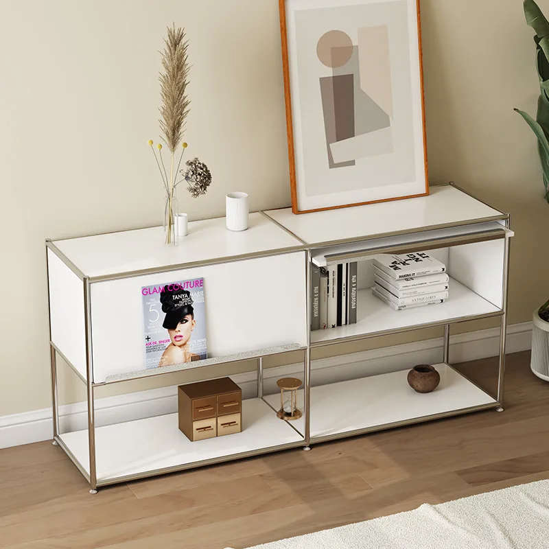 Modern Edge Module Combination TV Medieval Storage Multifunctional Magazine Storage Sofa