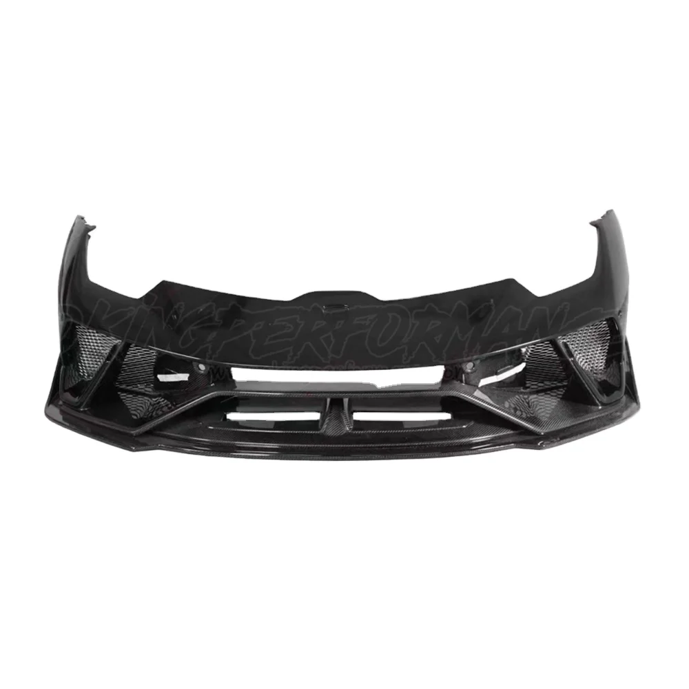 

Performance Style Front Bumper For Lamborghini LP610-4 LP580 Huracan With Partial Dry Carbon Fiber Body Kit