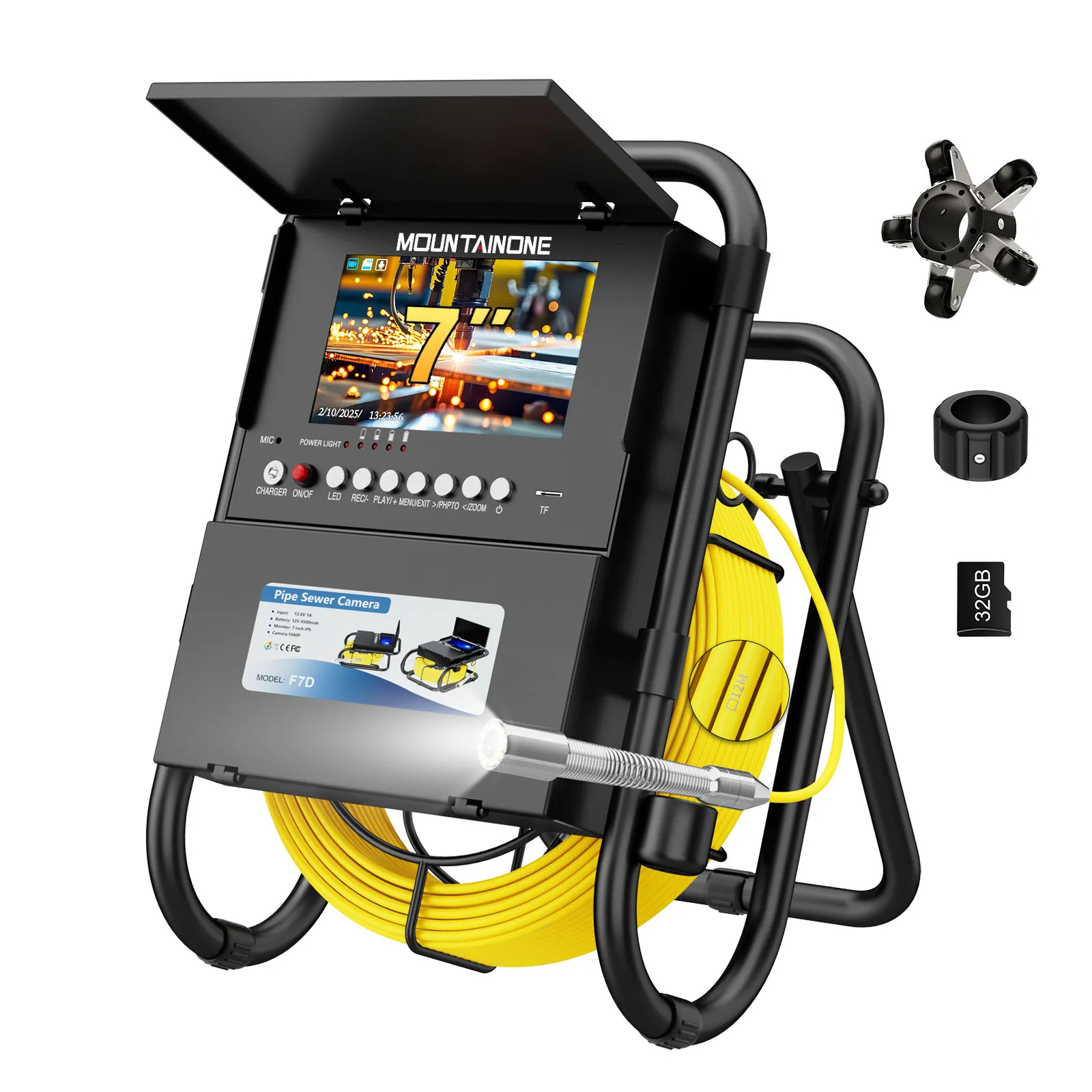 MS30M Sewer Pipe Inspection Camera with 23mm Endoscope Camera 7