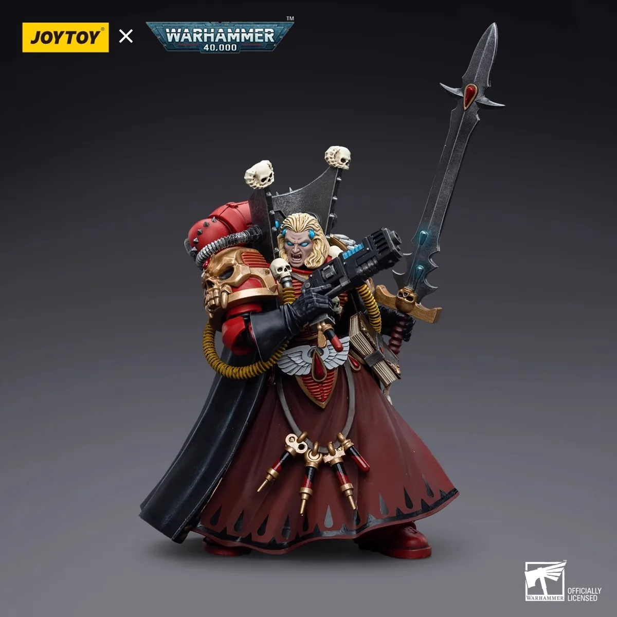 【Accessories】JOYTOY  Warhammer 40k 1/18 Action Figure Blood Angels Mephiston  Model Toy  3.75inch