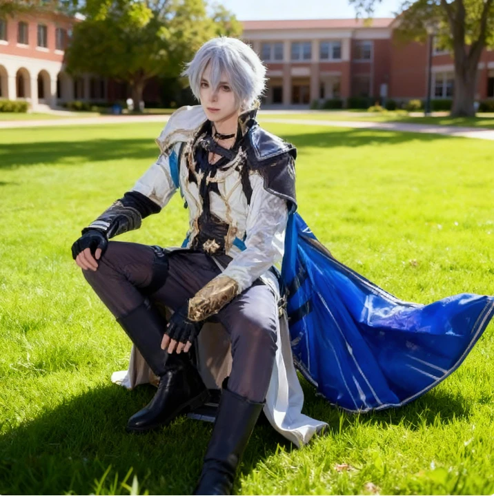 

Ophanim cosplay honkai: Starrail Ophanim cosplay role-playing full set of Faross hero Ji Cheng men's costumes in Baie Weng