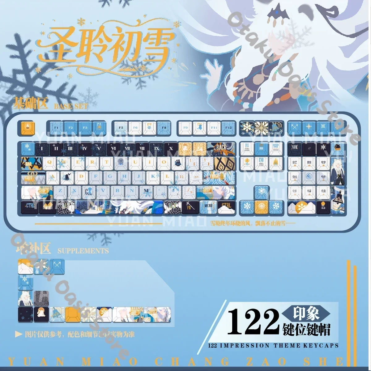 Arknights Pramanix The Prerita Cosplay Kforce Mechanical Keyboard Cap Keycaps Ornaments Original Factory Decoration