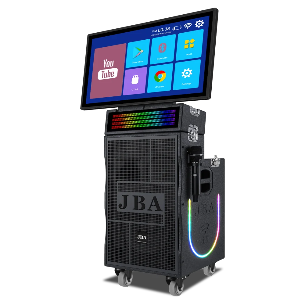Mobile KTV Gathering System, Full-Function High-Power Entertainment Audio-Visual Equipment, Touchscreen Interface