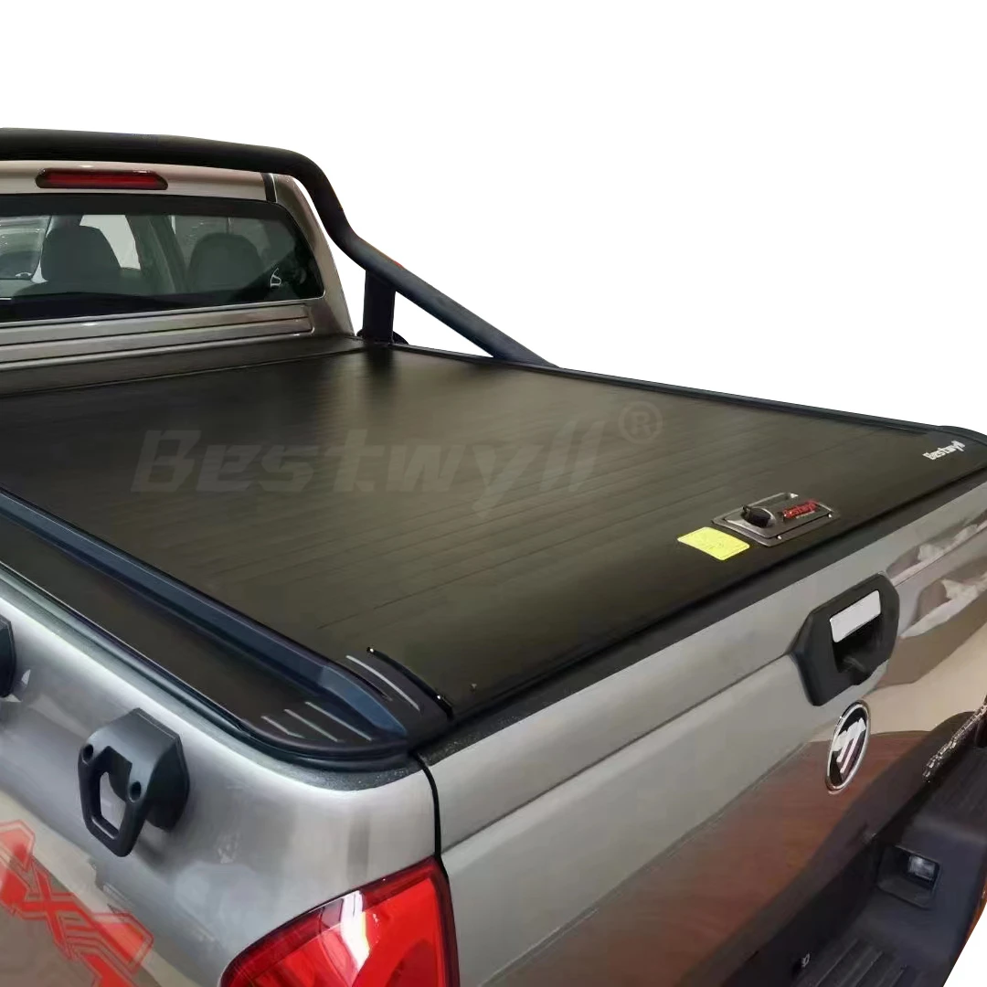 

Hot Salet Roll Up Truck Bed Pickup Cargo Space Manual Car Roller Lid Retractable Tonneau Cover For Foton Tunland K09