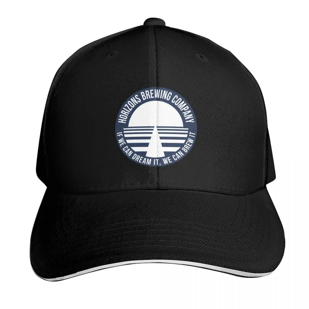 Horizons Brewing Company (Blue) Baseball Cap Low Profile Unstructured Unisex for Men Women Outdoor Golf Running Hiking