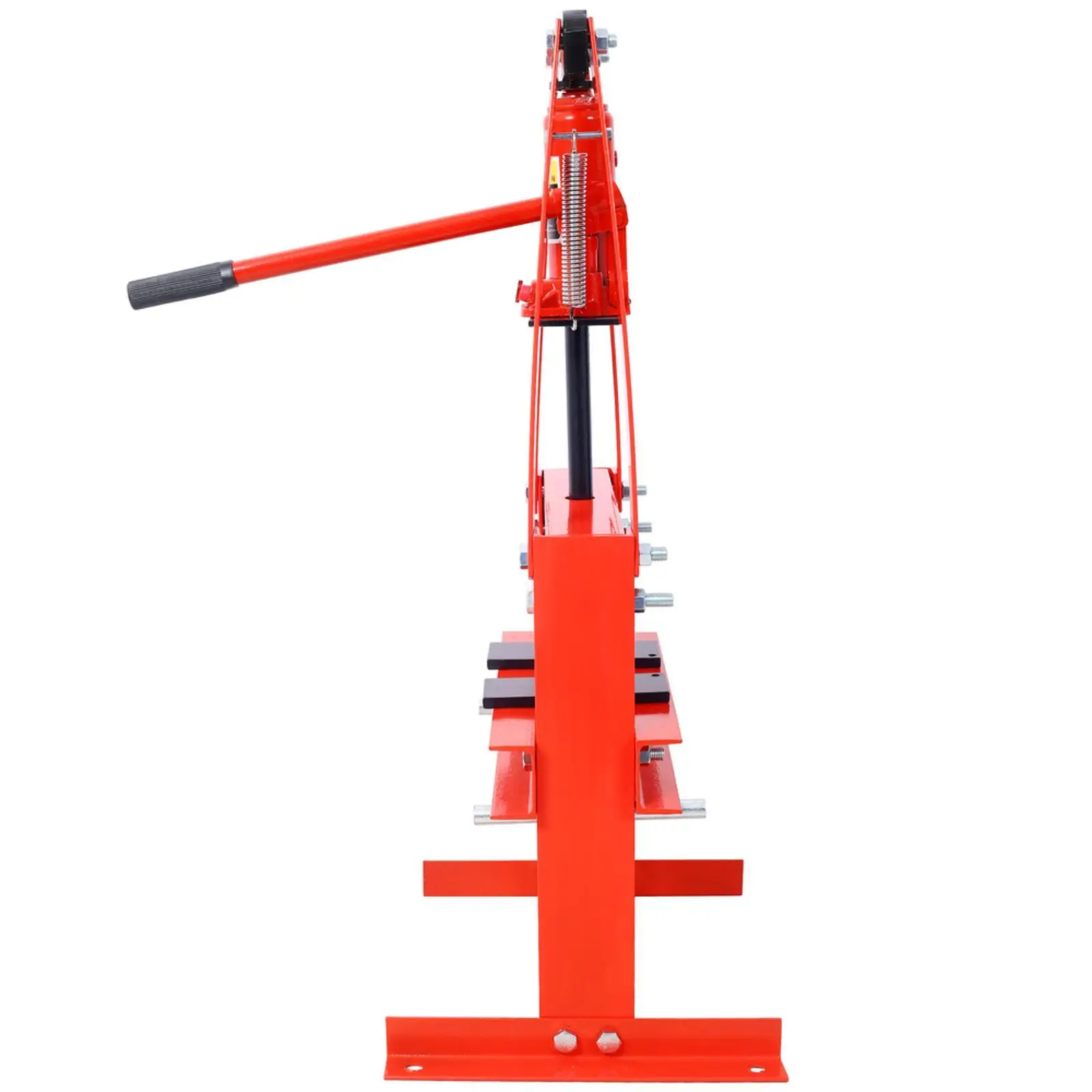 

Прочный гидравлический пресс для мастерской, красный, стальной, регулируемый, с прессовыми плитами, для механических работ