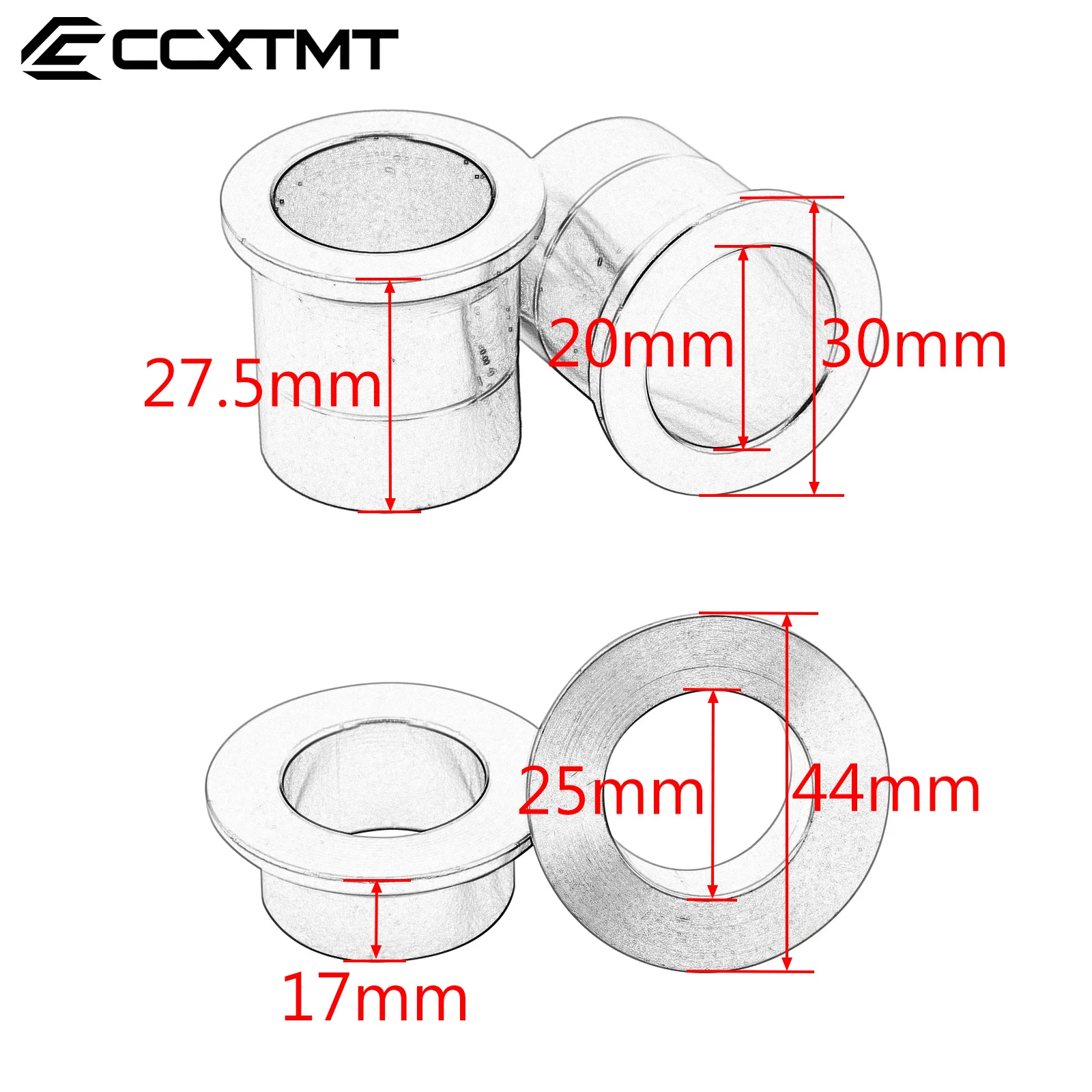 CNC Front Rear Wheel Hub Spacer For Kawasaki KX125 KX250 KX250F KX450F KLX450R KXF 250 450 KX 125 250 250F 450F 2006-2017 2018