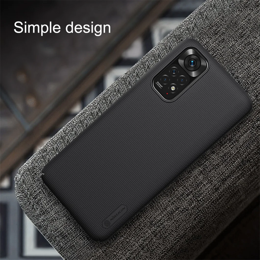 For Xiaomi Redmi Note 11 Pro / Plus 11E Pro 5G Case NILLKIN Frosted Shield Back Cover For Redmi Note 11 11S 11T Global version