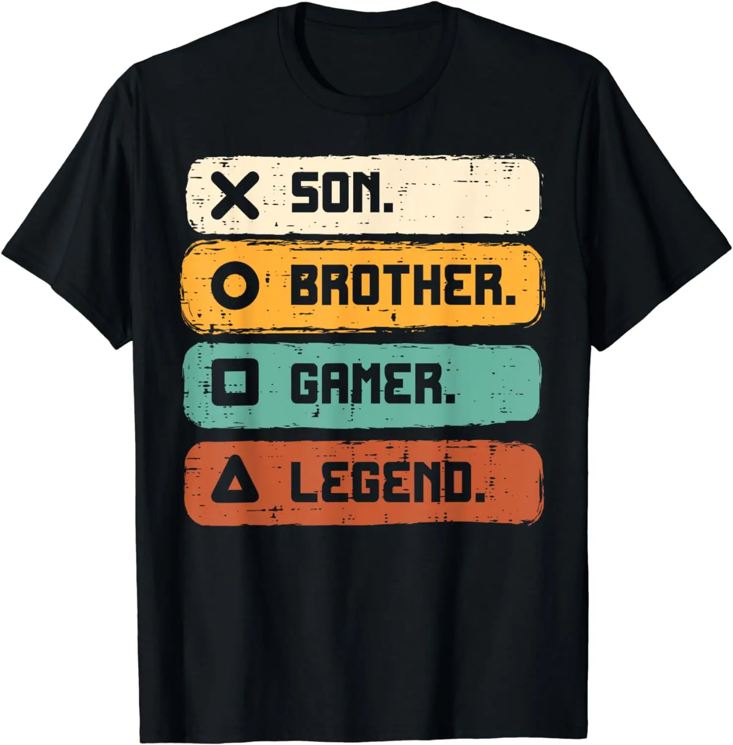 Son Brother Video Gamer Legend Gaming Men Boys Kids Teens T-Shirt