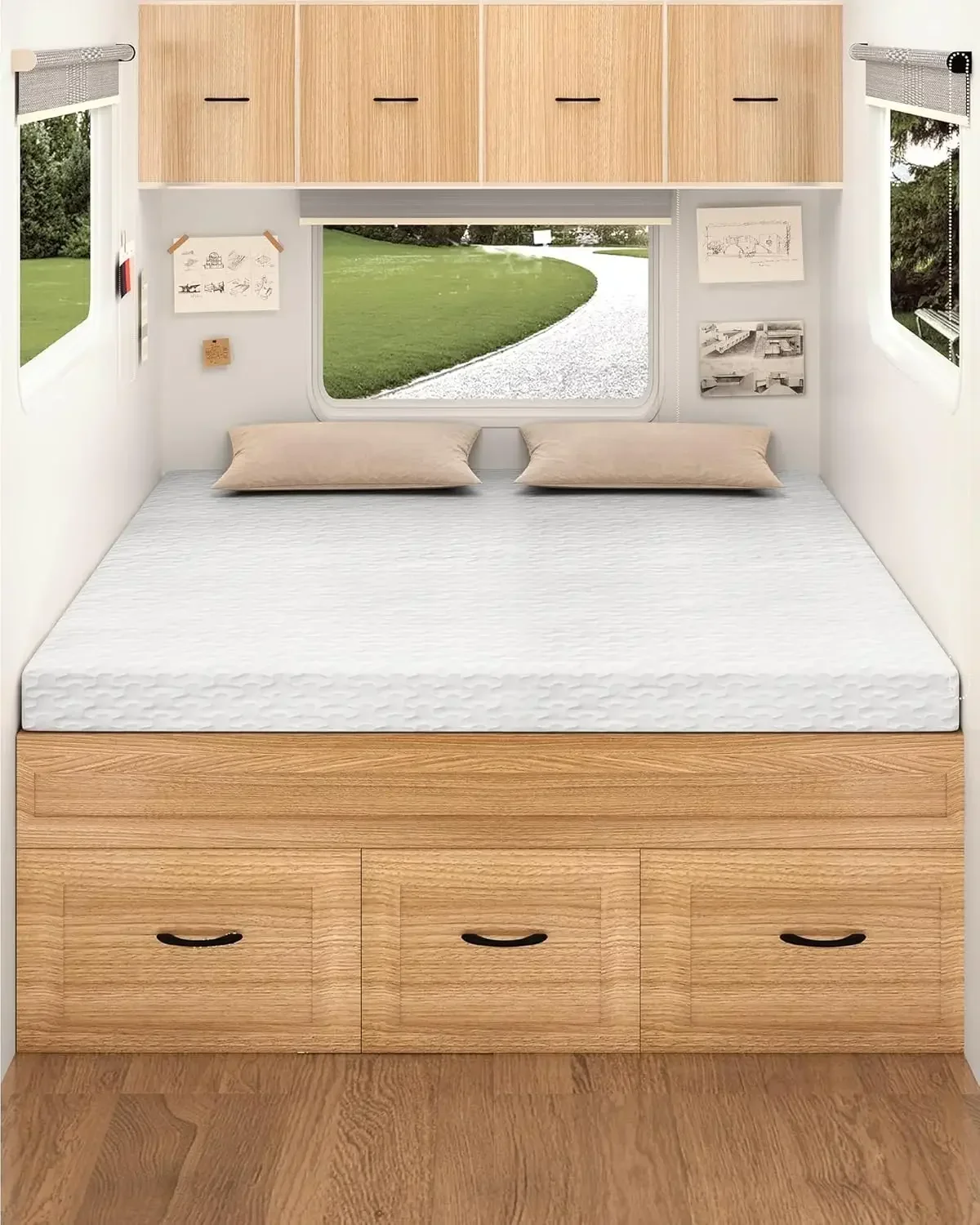RV Three Quarter Mattress, 4
