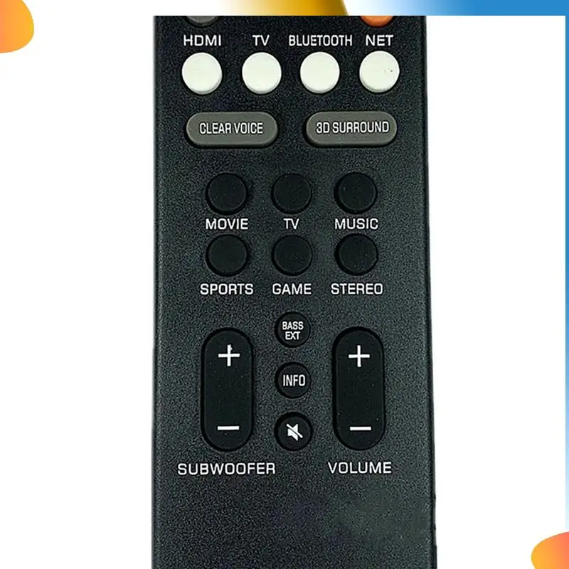 B48A 3X التحكم عن بعد ABS المتكلم استبدال جهاز التحكم عن بعد لياماها YAS-209 YAS-109 المتكلم