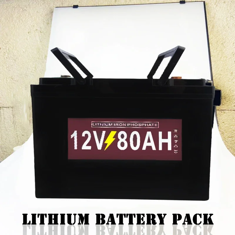 12V 120AH 100AH 80AH lifepo4 battery automatic ignition car starter power supply 12.8V E-Boat RV solar portable charging pack AA