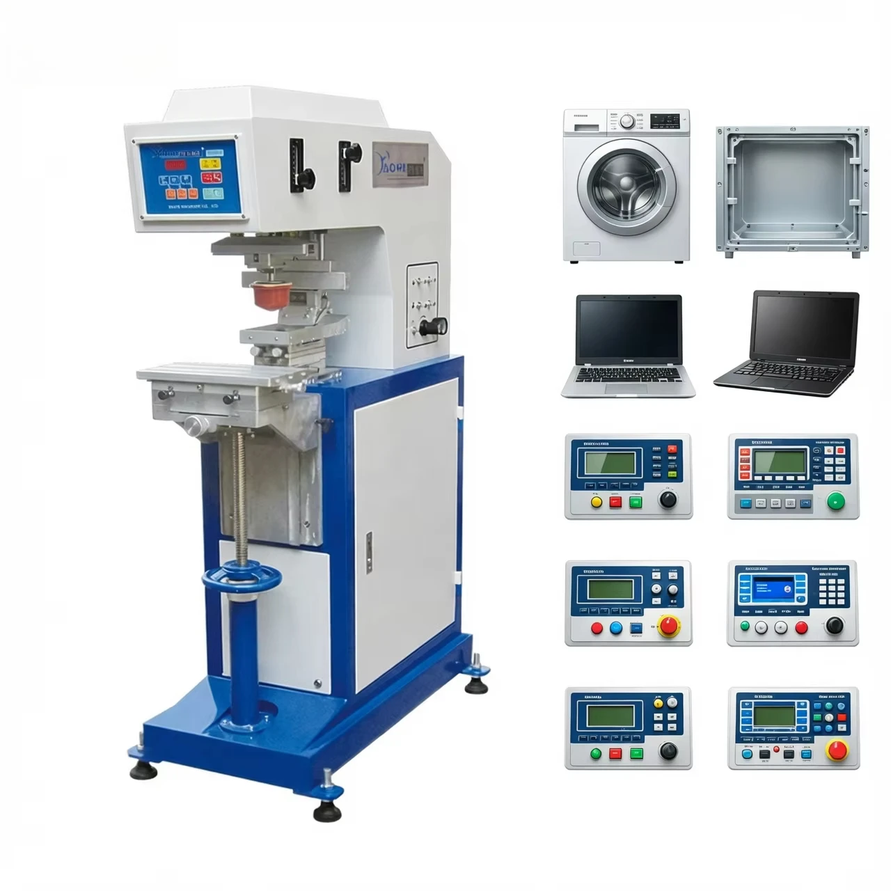 High Speed Semi-automatic 1 Color Pad Printing Machine For Plastic Casings