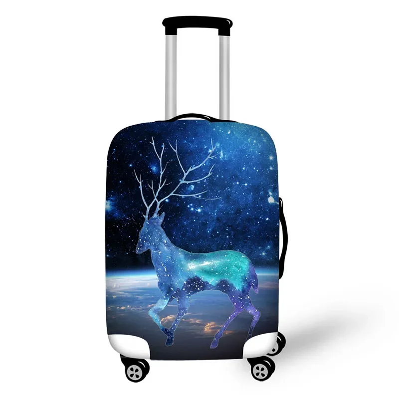 Hand-paint pattern print on suitcase luggage travel luggage protective cover anti-dust trolley cover for 18 to 32 inch bag