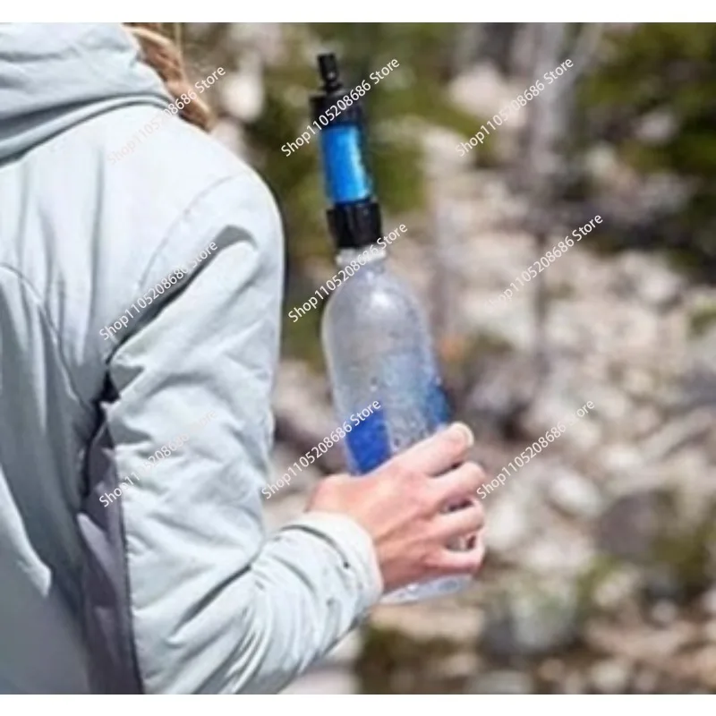 Direct Drinking Wild Drinking Mini Portable Filter Outdoor Suitable for Outdoor Water Purification Straw Accessories, 1pcs