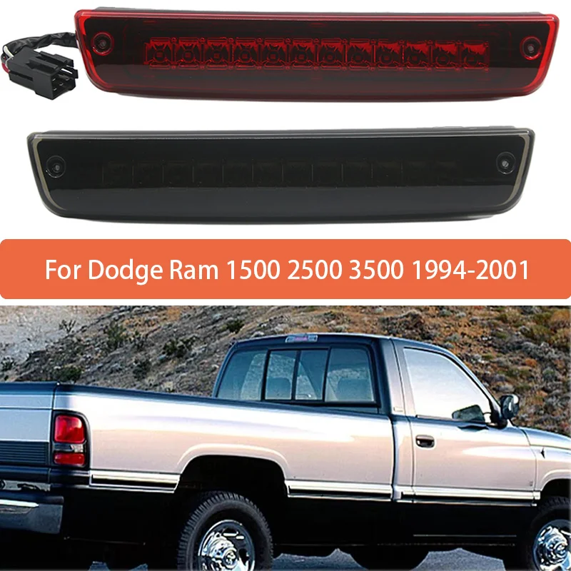 

High Mounted Brake Light For Dodge Ram 1500 2500 3500 1994 1995 1996 1997 1999 2000 2001 Rear Roof 3rd Brake Light 55077263AB