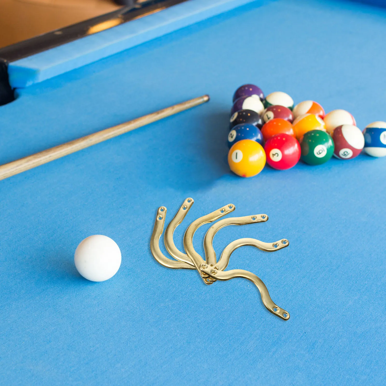 

6Pcs Billiard Table Iron Corner High- Table Pockets Fixing Kit Sturdy Design for Long-Term Use in Game Rooms