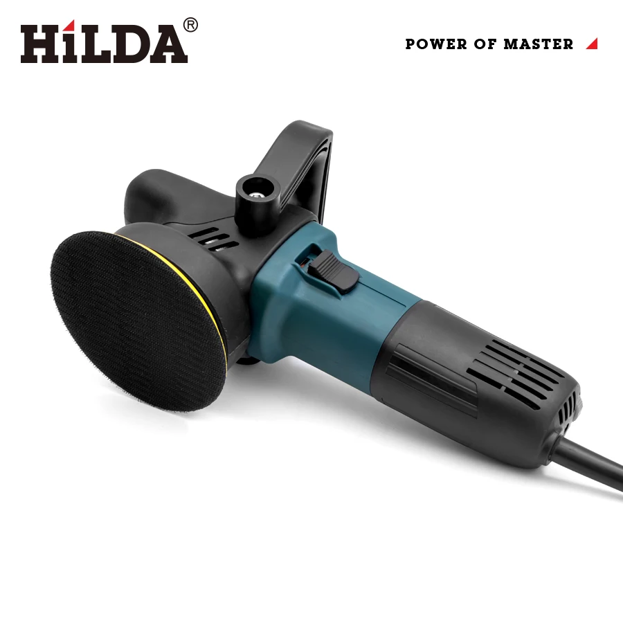 HILDA 980W Car Polishing Machine 5inch Orbit Dual Action Auto Polisher Variable Speed Sander Buffing Waxing Machine