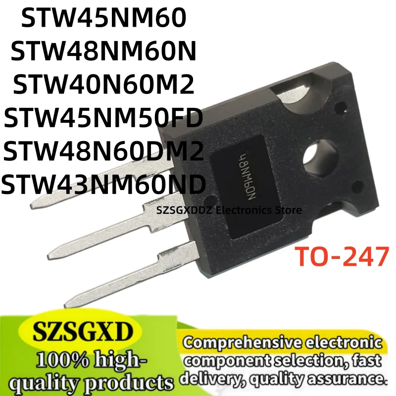 5-10Uds W45NM60 W48NM60N 40N60M2 W45NM50FD 48N60DM2 43NM60ND STW45NM60 STW48NM60N STW40N60M2 STW45NM50FD STW48N60DM2 STW43NM60ND