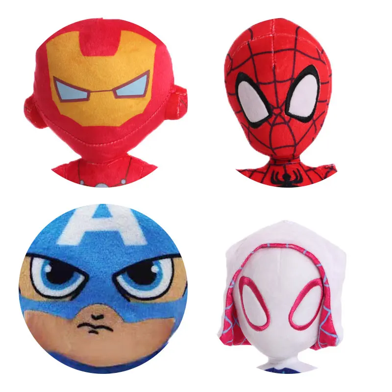 12 Stil Rächer Wunder Plüschtiere Groot Kapitän Amerika Spiderman Iron Man Puppen gefüllt Plüsch niedlichen Puppe Geburtstag Idee Geschenk