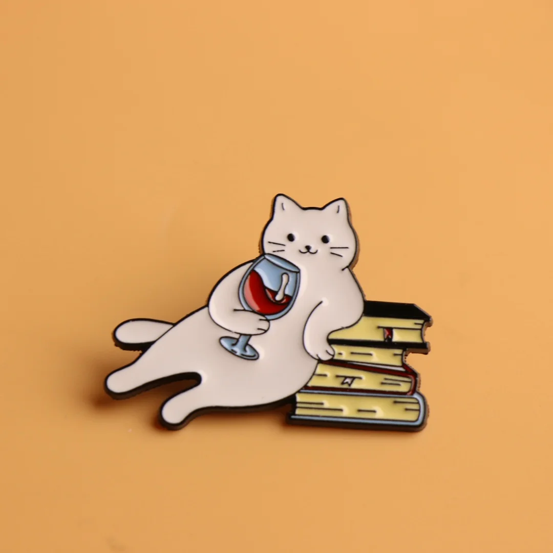 1pc Enamel Lapel Pin, Metal Brooch for Clothes  Bags, Gift for Friends, Festival Badge, Backpack Decoration, Fashionable Jewelry
