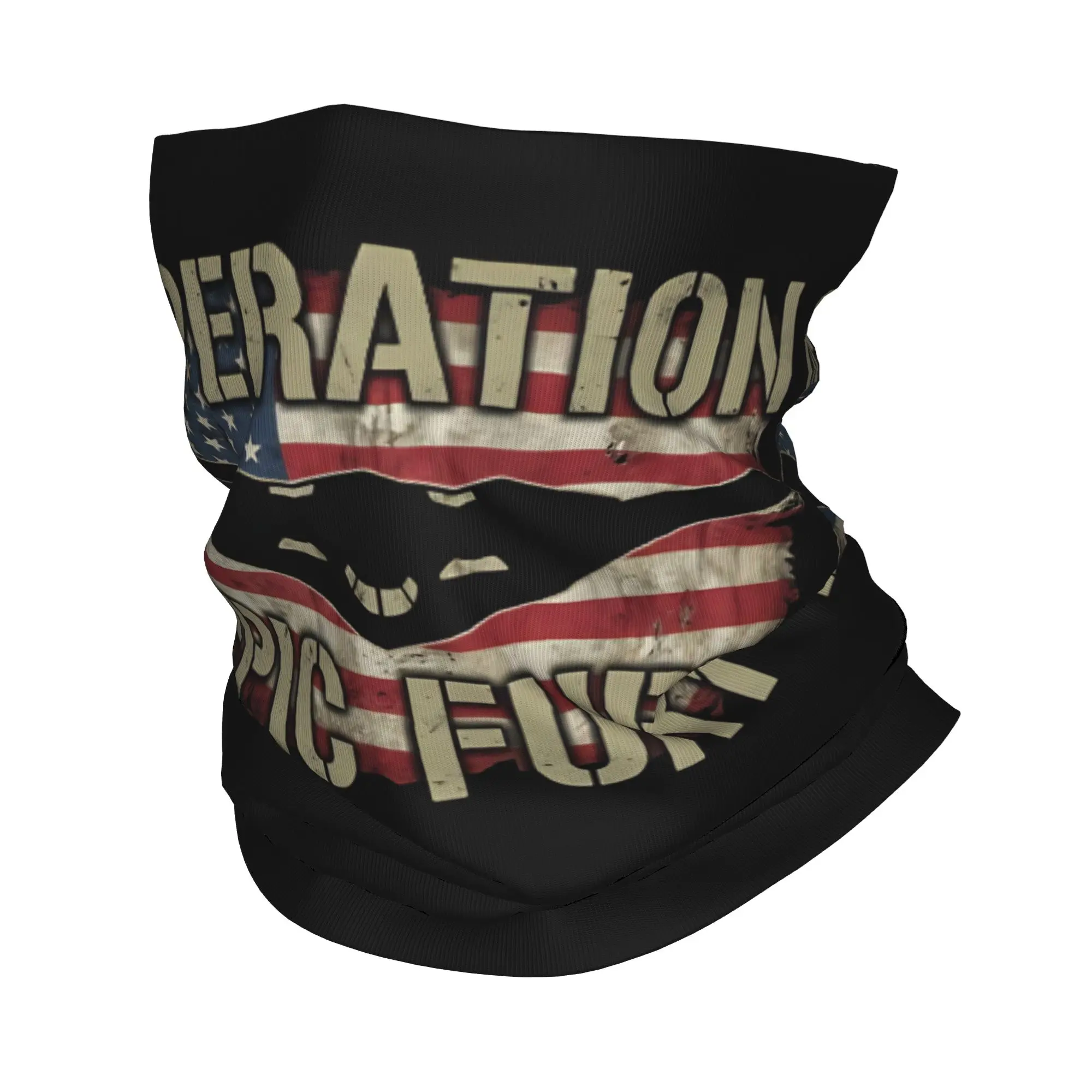 

Operation Epic Fury The FAFO Tour Magic Scarf Merch Neck Cover Bandana Warm Hiking Hair Band Wrist Wraps for Men Women