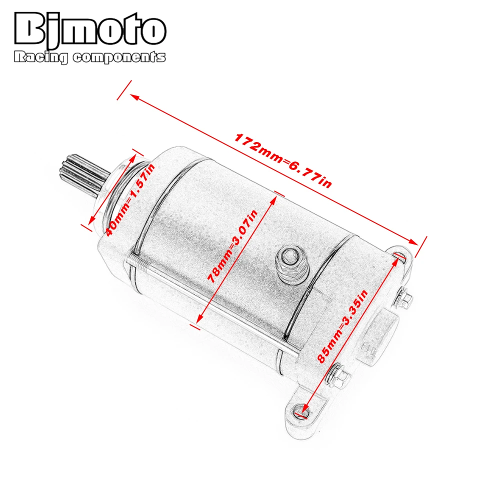 Electrical Starter Motor For CF Moto X6 (Terralander 625) Long WB EFI Short WB EFI Z6 (Terracross 600) 2011-2015