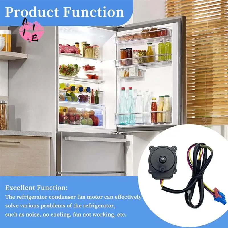 

A11E-Refrigerator Freezer Condenser Fan Motor EAU65058501 For LFXC24726M LFXS30726M LMXC23796M Fridge Replace Parts DC12V