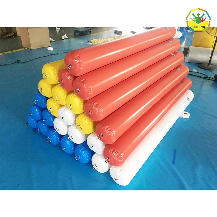 

Customized Durable PVC Inflatable Long Water Pool Lane Marker Buoy Pontoons Tubes for Waterpark Swimming Line