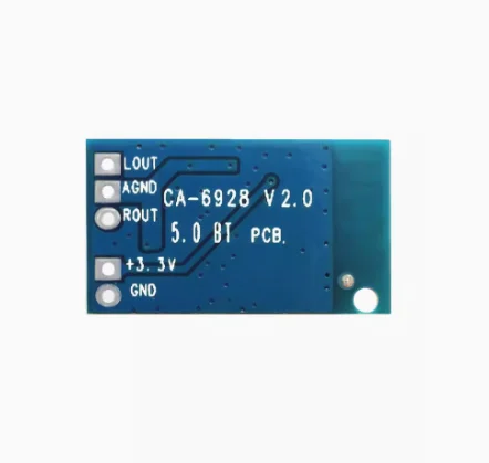CA-6928 Bluetooth Audio Module 3.3V-6V Audio Digital Power Amplifier Module Board LED Power Bluetooth Speaker Aplifier Module