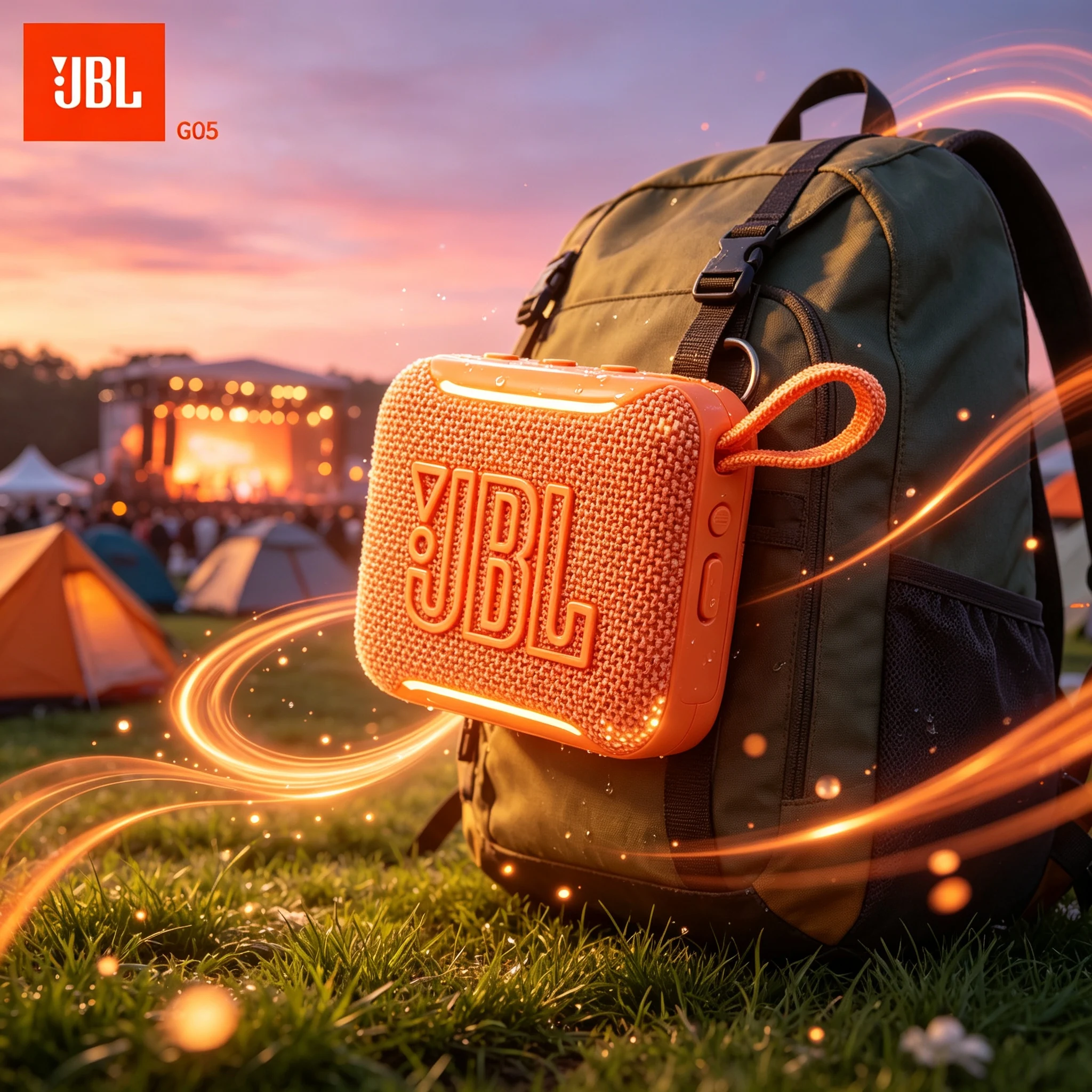 JBL GO5 IP68 Waterproof Bluetooth Speaker Compact Pocket Mini Wireless Loudspeaker For Outdoor Hiking Trip
