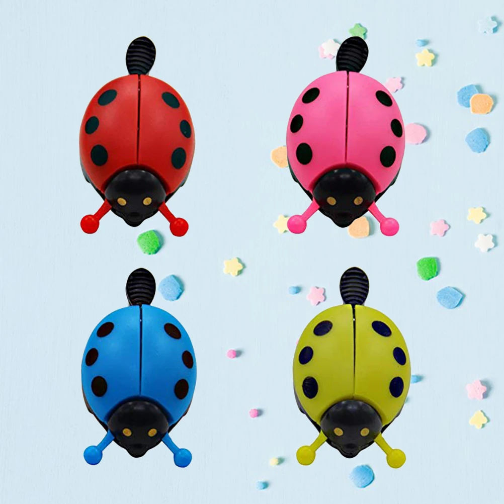 

4Pcs Bike Bell Ring Set Sound Alarm for Children's Bicycle Handlebar Mounted Press Antenna Wings Red Yellow Pink