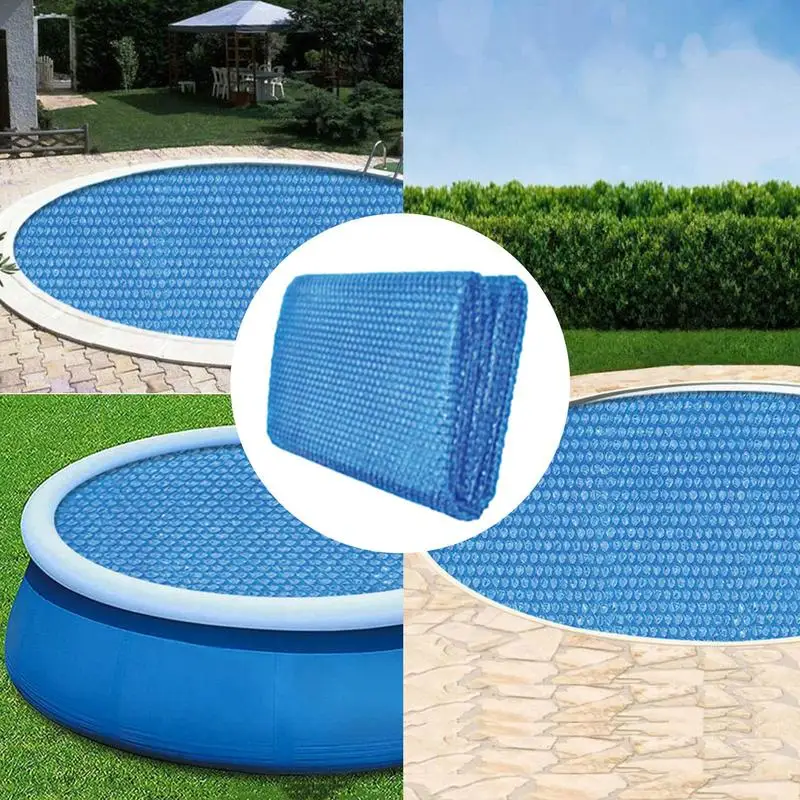 Solar Pool Cover Swimming Pool Bubble Solar Cover Heat Retaining Blanket Wear-resistant Free Cutting Solar Covers For Sun