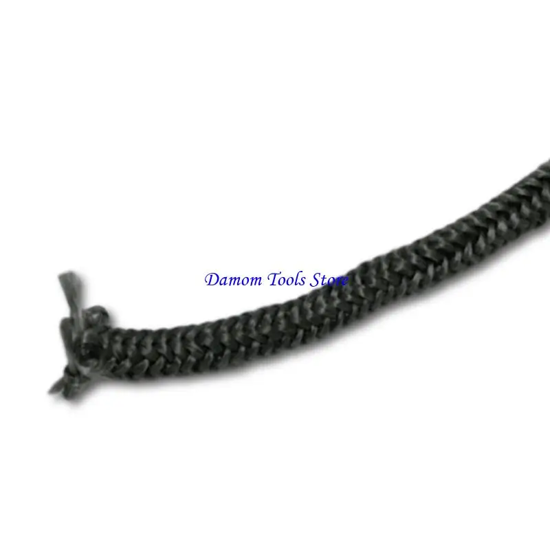 57BE Fireproofs Fiberglass Rope For Fireplaces Door Sealing Woods Stove Glass Insert