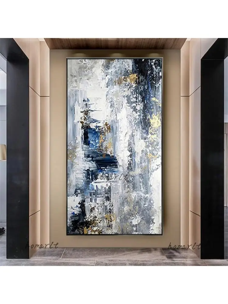 High Quality Gold Foil Abstract Artwork Professionally Hand Painted on Canvas Perfect for Home and Office Decor