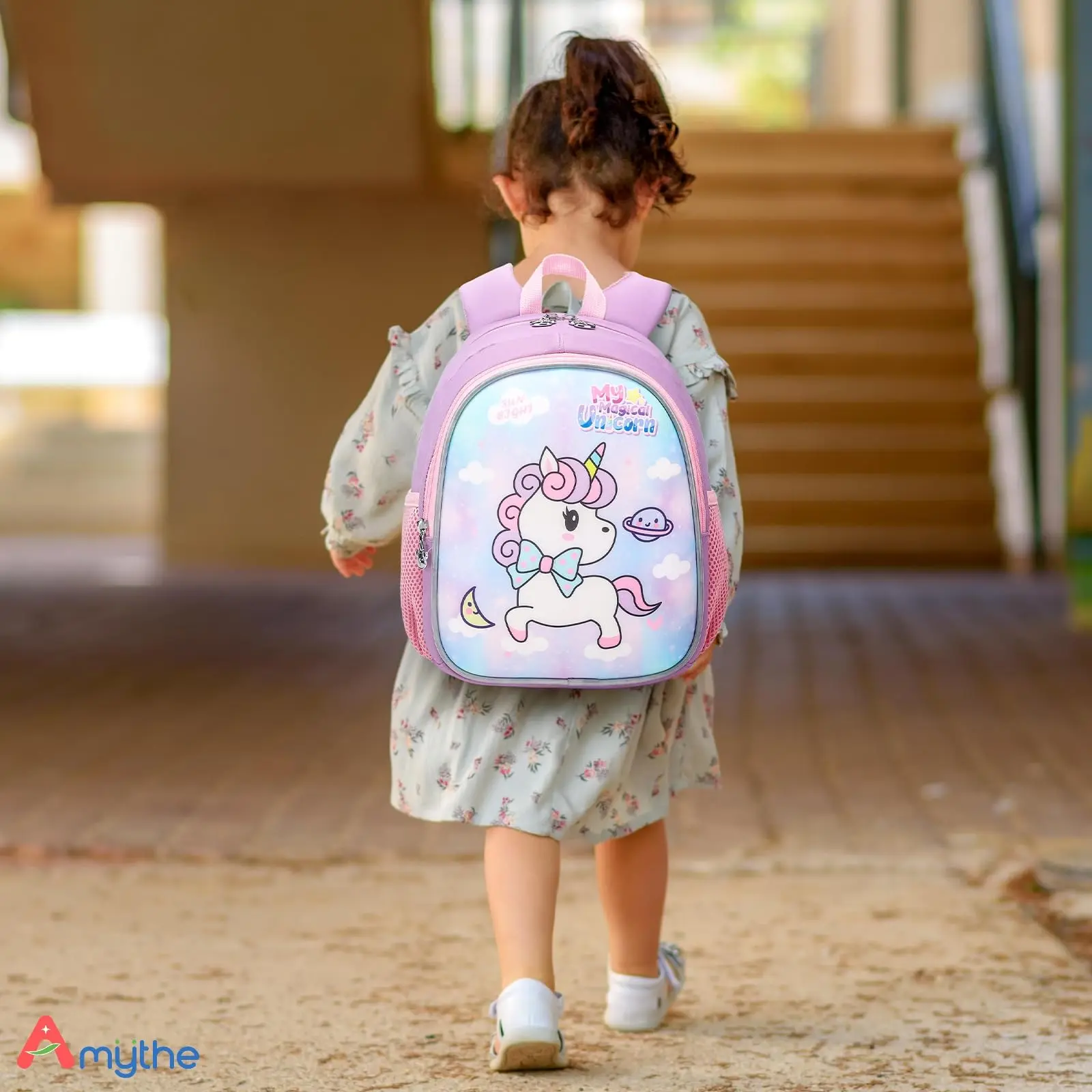 Rucksack Einhorn Mädchen Schultasche Kawaii Kindergarten Schultasche Personalisierter leichter wasserdichter Kinderrucksack für Mädchen