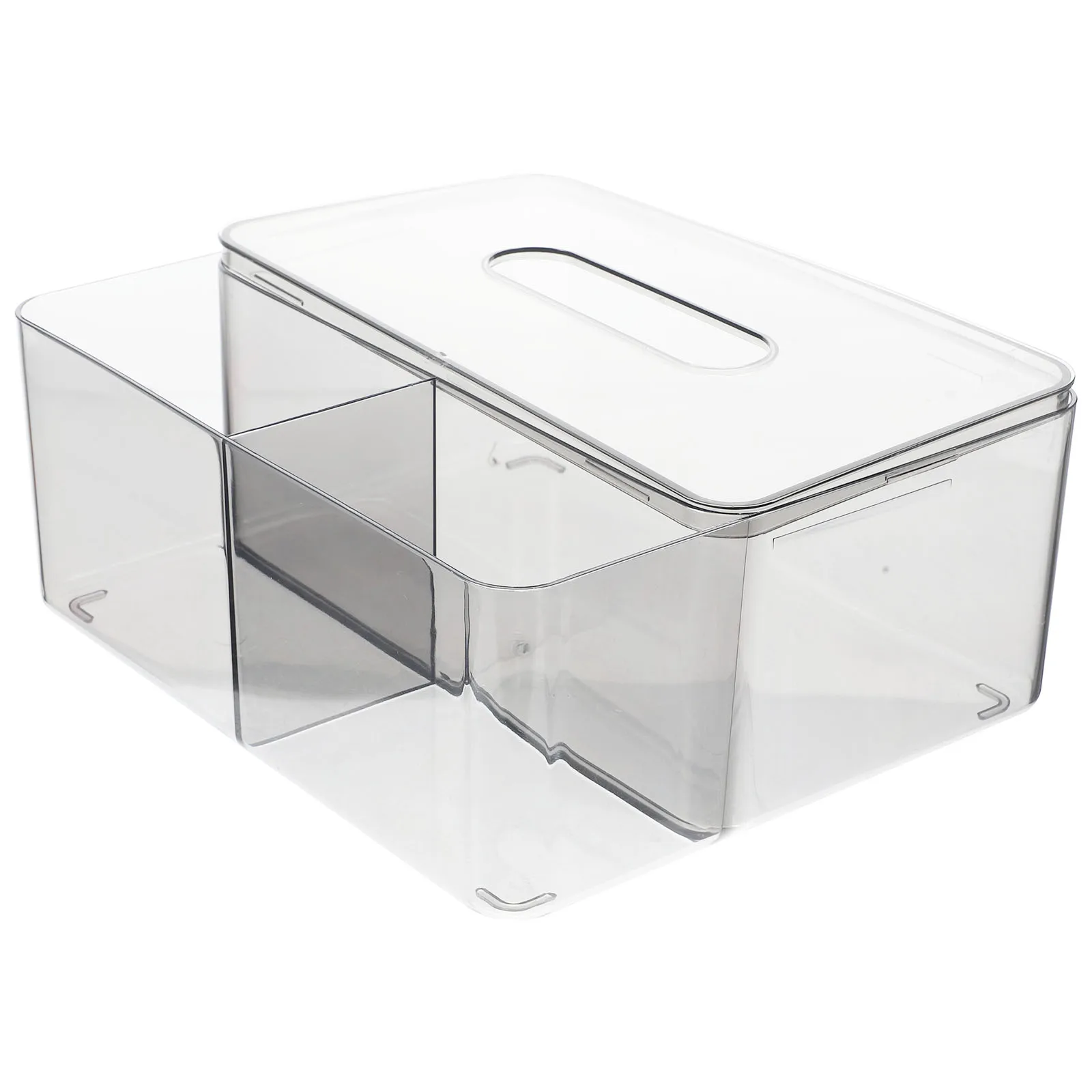 

Stylish Transparent Tissue Box Cover Storage Holder Container Modern Desktop Napkin Dispenser Face Pet Bathroom Paper Case For
