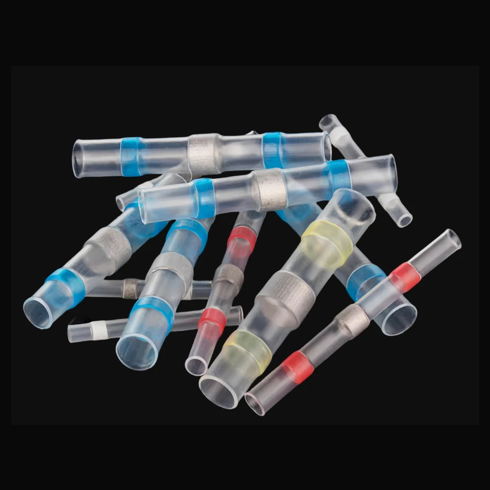 Waterproof Solder Sealing Wire Connector Kit 0.25-6mm² Heat Shrinkable for Auto Marine Insulation