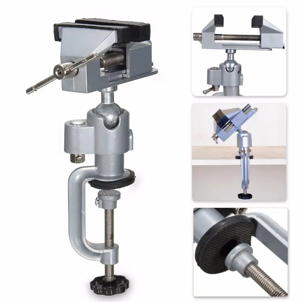 

Vise Workbench Swivel 360° Rotating Clamp Table Top Deluxe Craft Repair DIY Tool