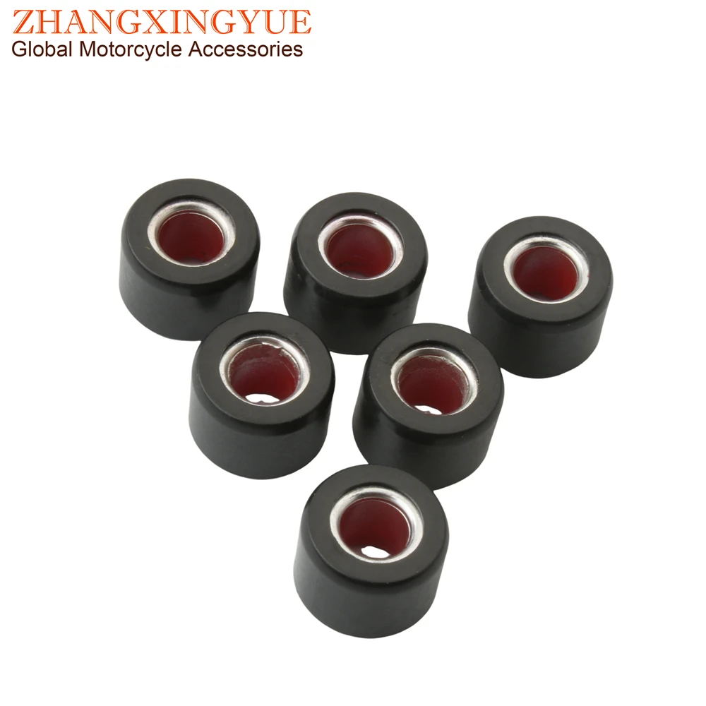 6PC PCX125 PCX150 SH125 SH150 Variator Weights 20x15mm 18g For Honda PCX SH NES S-Wing Spacy 125cc 150cc 4-Stroke