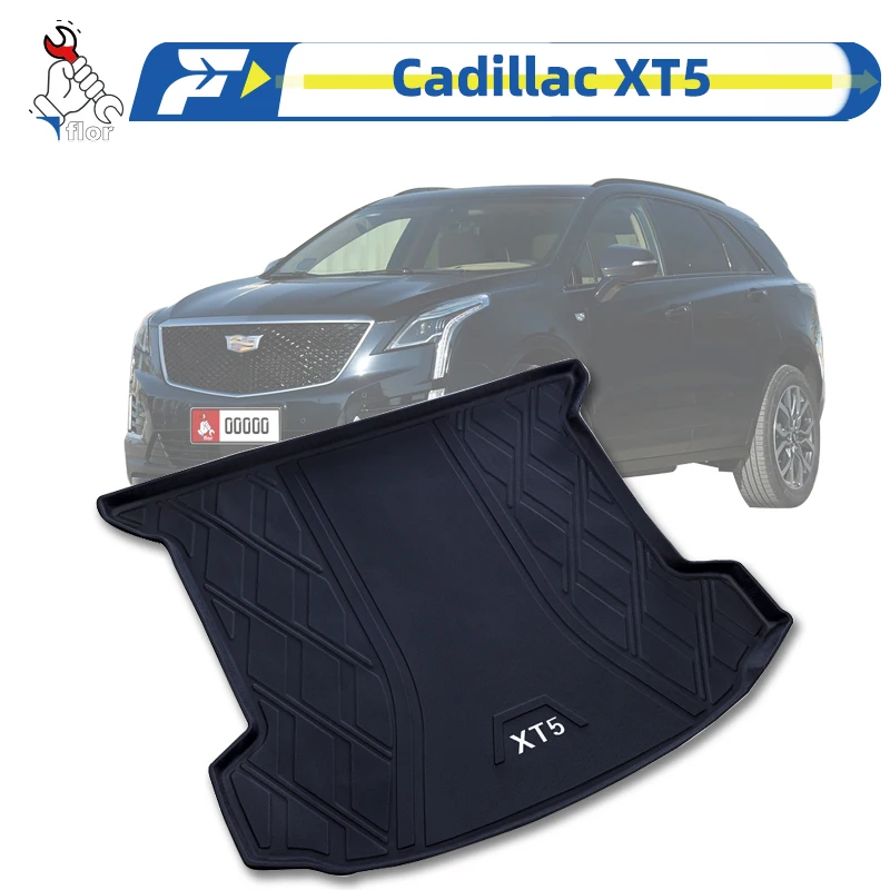 

Для Cadillac XT5 2019-2021 TPE автомобильный коврик для багажника, индивидуальный коврик для багажника, всесезонный коврик для багажника, защитный коврик для багажника, водонепроницаемый коврик