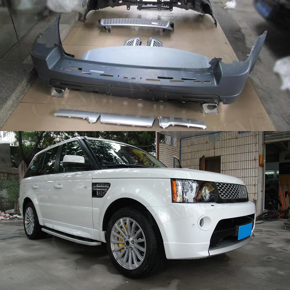 PP Body Kits Car Styling Accessories Front Bumper Grills Rear Bumper For Land Rover Range Rover Sport 2012
