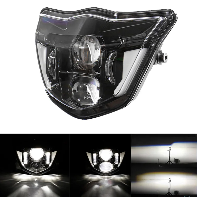 

New Dirt Bike Enduro E Mark E8 LED Headlight For Yamaha WRF250/400/426/450 TTR WR XT MX Enduro Dirt Bike 2013-2023