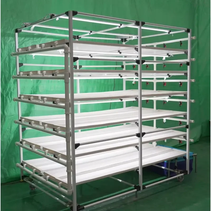 for Lyine hydroponic microgreens growing system feed tray rack kit for barely sprout machine indoor garden seedling starter