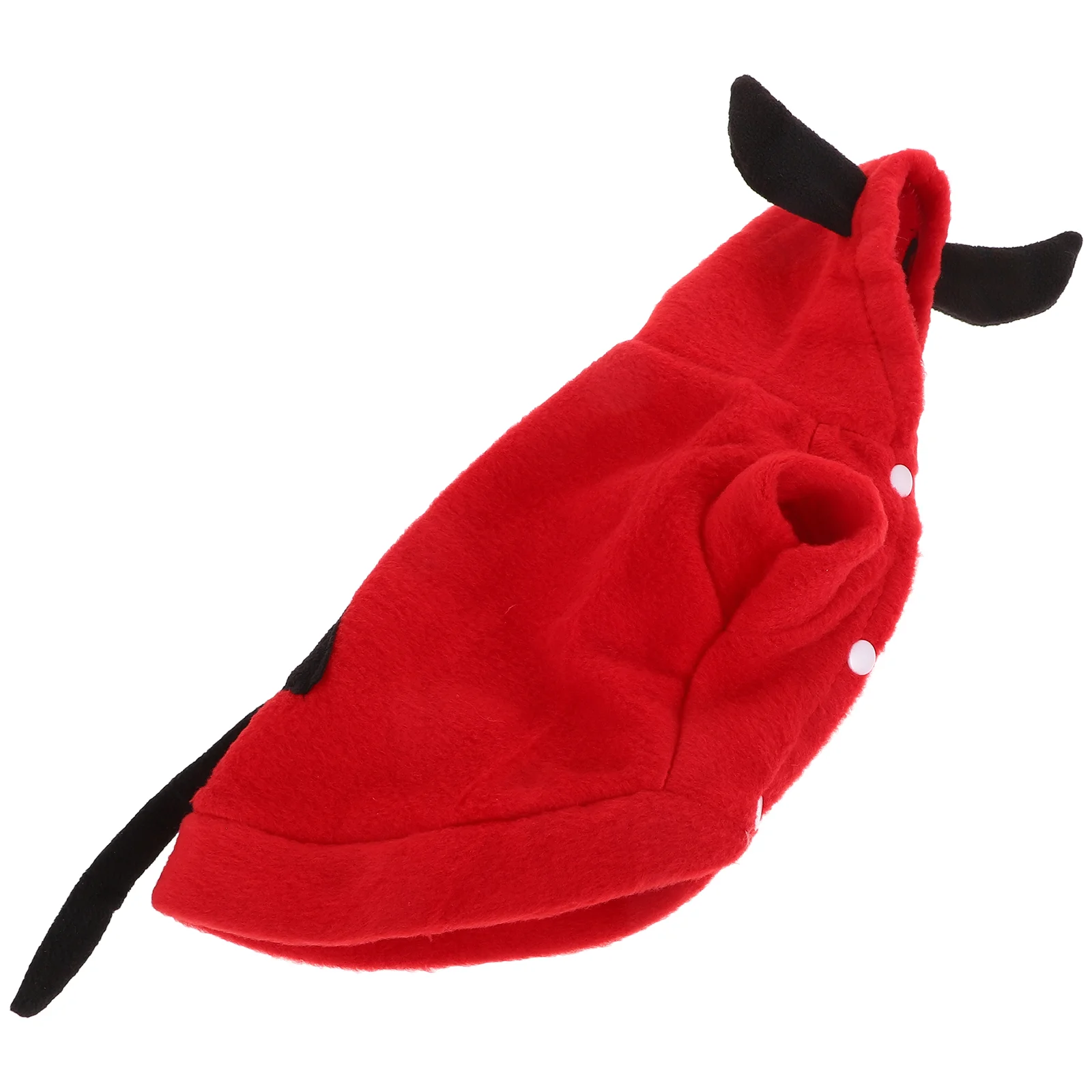 

Drawstring Bag Pet Transformation Costume Man Face Mask Red Outfits Apparel Birthday Party Supplies Dog
